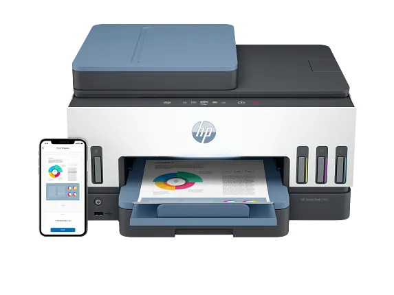 HP Smart Tank 7602 All-in-One, AI-enabled
